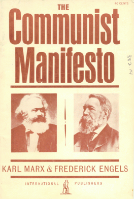 communist manifesto karl marx book cover