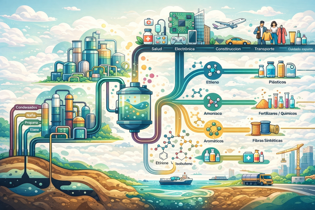 Mucho más que gasolina. El petróleo está oculto en las cadenas globales&nbsp;cotidianas