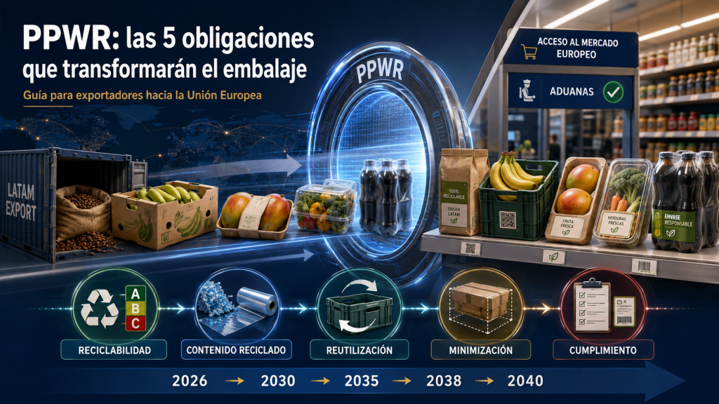 Qué exige realmente el PPWR y cuáles son las principales obligaciones a vigilar del 2026 al&nbsp;2040